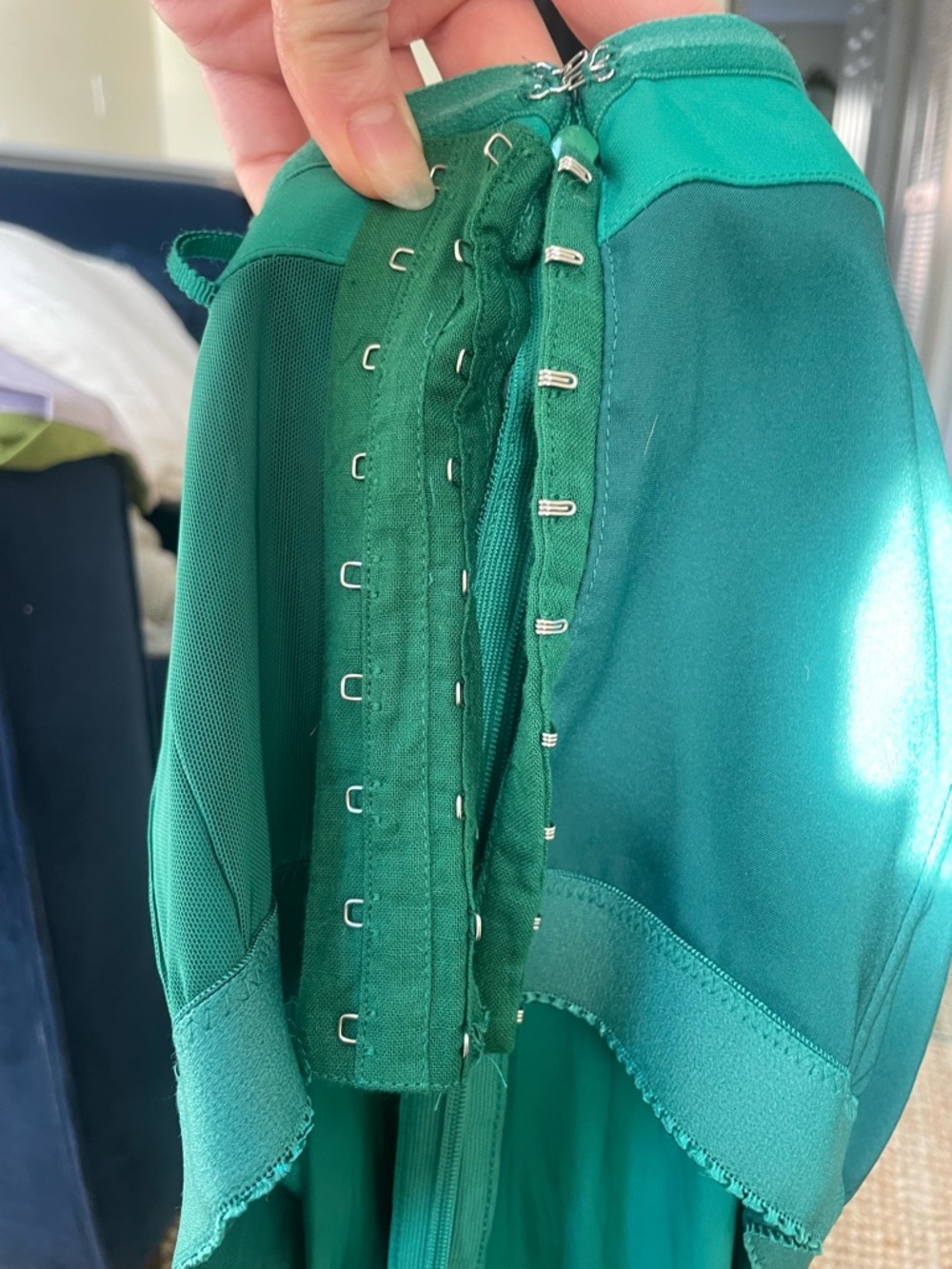 ALC Wynn Gown Emerald Green Serpent Formal Maxi Dress Size 12 NWT - Picture 7 of 14